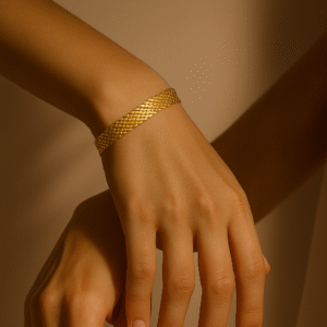 Bracelet maille serpent plate en Acier Inoxydable