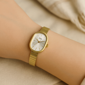 Linéa Dorée - Montre bracelet ovale minimaliste